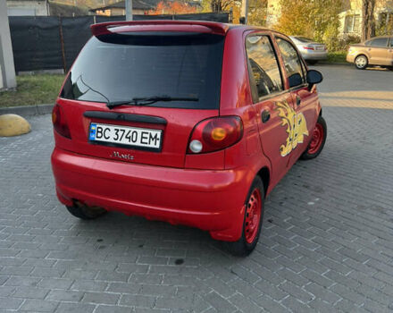 Красный Дэу Матиз, объемом двигателя 0.8 л и пробегом 139 тыс. км за 1350 $, фото 2 на Automoto.ua
