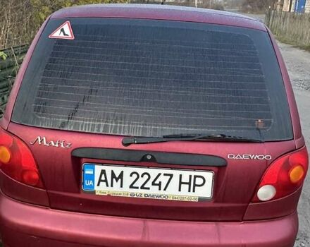 Червоний Деу Матіз, об'ємом двигуна 0.8 л та пробігом 96 тис. км за 2300 $, фото 6 на Automoto.ua