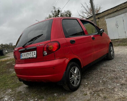 Червоний Деу Матіз, об'ємом двигуна 0.8 л та пробігом 210 тис. км за 2100 $, фото 4 на Automoto.ua