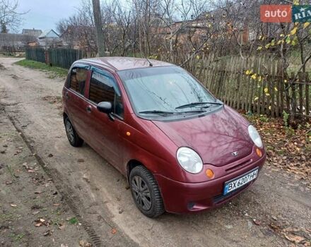 Красный Дэу Матиз, объемом двигателя 0.8 л и пробегом 135 тыс. км за 2550 $, фото 7 на Automoto.ua