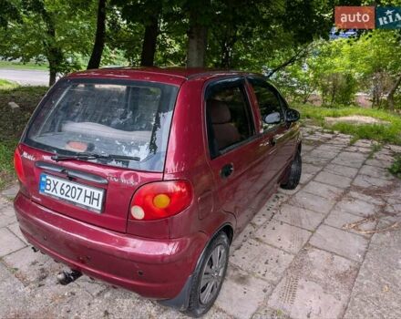 Червоний Деу Матіз, об'ємом двигуна 0.8 л та пробігом 128 тис. км за 2100 $, фото 5 на Automoto.ua