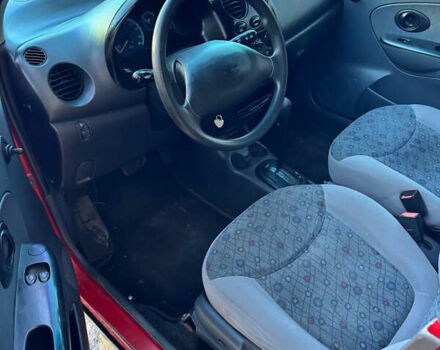 Красный Дэу Матиз, объемом двигателя 0.8 л и пробегом 180 тыс. км за 1950 $, фото 15 на Automoto.ua