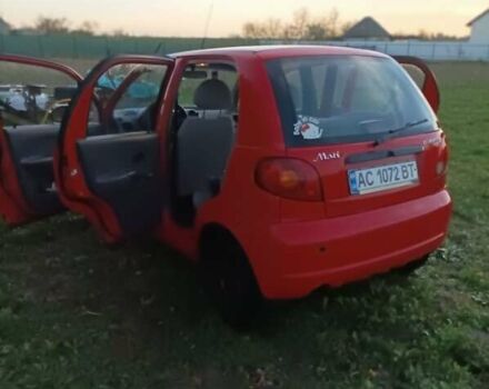 Красный Дэу Матиз, объемом двигателя 0.8 л и пробегом 209 тыс. км за 1850 $, фото 2 на Automoto.ua