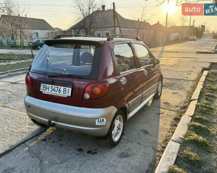 Красный Дэу Матиз, объемом двигателя 1 л и пробегом 168 тыс. км за 1550 $, фото 6 на Automoto.ua