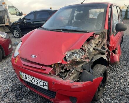 Красный Дэу Матиз, объемом двигателя 0.8 л и пробегом 132 тыс. км за 600 $, фото 3 на Automoto.ua