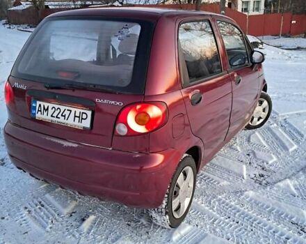 Красный Дэу Матиз, объемом двигателя 0.8 л и пробегом 93 тыс. км за 2200 $, фото 2 на Automoto.ua