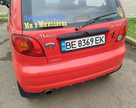 Красный Дэу Матиз, объемом двигателя 0.8 л и пробегом 106 тыс. км за 1800 $, фото 9 на Automoto.ua