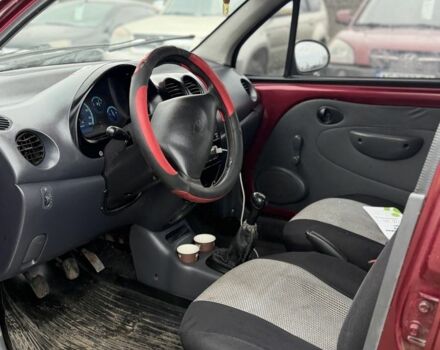 Красный Дэу Матиз, объемом двигателя 0.8 л и пробегом 188 тыс. км за 1250 $, фото 4 на Automoto.ua