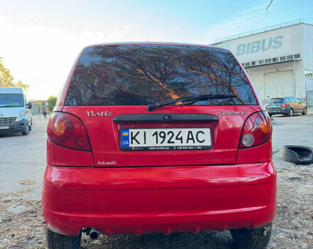 Красный Дэу Матиз, объемом двигателя 0.8 л и пробегом 180 тыс. км за 1950 $, фото 7 на Automoto.ua