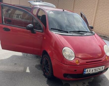 Красный Дэу Матиз, объемом двигателя 0.8 л и пробегом 134 тыс. км за 1800 $, фото 2 на Automoto.ua