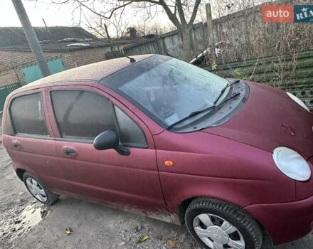 Червоний Деу Матіз, об'ємом двигуна 0.8 л та пробігом 96 тис. км за 2300 $, фото 2 на Automoto.ua