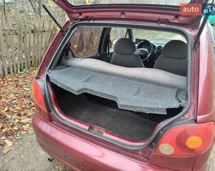 Красный Дэу Матиз, объемом двигателя 0.8 л и пробегом 135 тыс. км за 2550 $, фото 11 на Automoto.ua