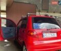 Красный Дэу Матиз, объемом двигателя 0.8 л и пробегом 124 тыс. км за 1800 $, фото 1 на Automoto.ua