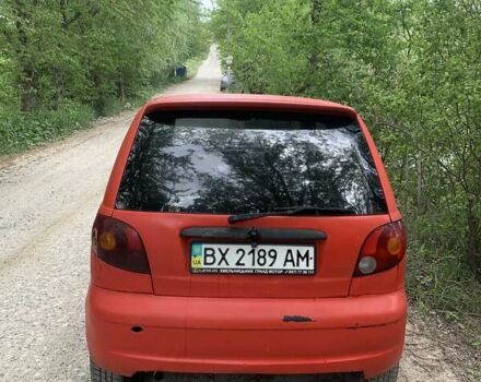 Красный Дэу Матиз, объемом двигателя 0.8 л и пробегом 245 тыс. км за 1200 $, фото 3 на Automoto.ua