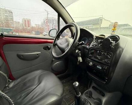 Красный Дэу Матиз, объемом двигателя 0.8 л и пробегом 111 тыс. км за 2000 $, фото 6 на Automoto.ua