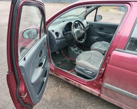 Червоний Деу Матіз, об'ємом двигуна 0.8 л та пробігом 160 тис. км за 2600 $, фото 4 на Automoto.ua
