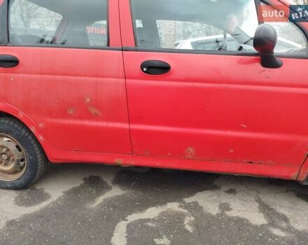 Красный Дэу Матиз, объемом двигателя 0.8 л и пробегом 106 тыс. км за 1800 $, фото 5 на Automoto.ua