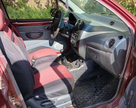 Червоний Деу Матіз, об'ємом двигуна 0.8 л та пробігом 191 тис. км за 2100 $, фото 1 на Automoto.ua