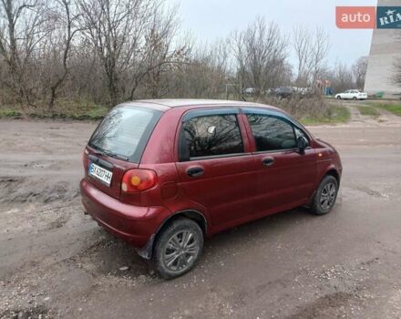 Червоний Деу Матіз, об'ємом двигуна 0.8 л та пробігом 186 тис. км за 2650 $, фото 1 на Automoto.ua