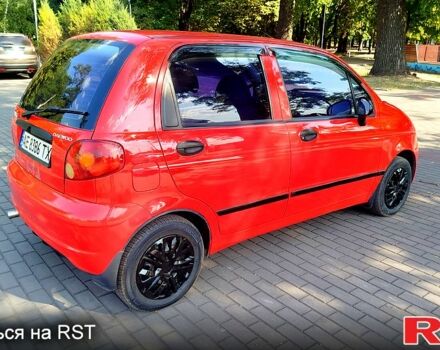 Красный Дэу Матиз, объемом двигателя 0.8 л и пробегом 151 тыс. км за 3200 $, фото 2 на Automoto.ua
