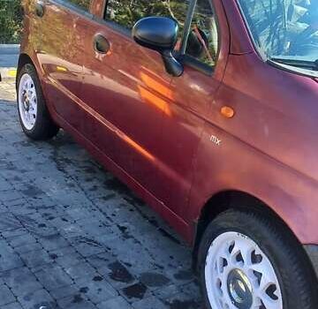 Красный Дэу Матиз, объемом двигателя 0.8 л и пробегом 180 тыс. км за 2800 $, фото 1 на Automoto.ua