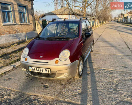 Красный Дэу Матиз, объемом двигателя 1 л и пробегом 168 тыс. км за 1550 $, фото 2 на Automoto.ua