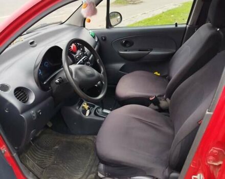 Красный Дэу Матиз, объемом двигателя 0.8 л и пробегом 106 тыс. км за 1800 $, фото 4 на Automoto.ua