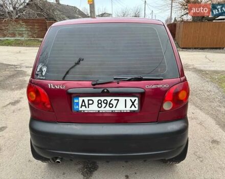 Красный Дэу Матиз, объемом двигателя 0.8 л и пробегом 131 тыс. км за 2350 $, фото 6 на Automoto.ua