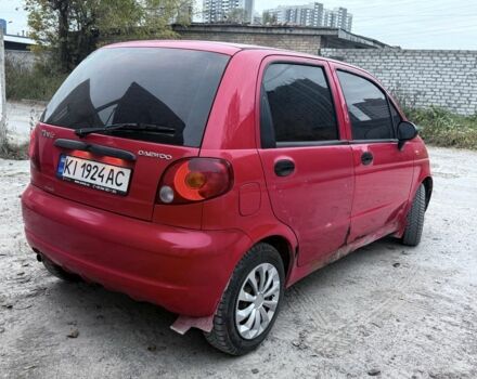 Красный Дэу Матиз, объемом двигателя 0.8 л и пробегом 180 тыс. км за 1750 $, фото 2 на Automoto.ua