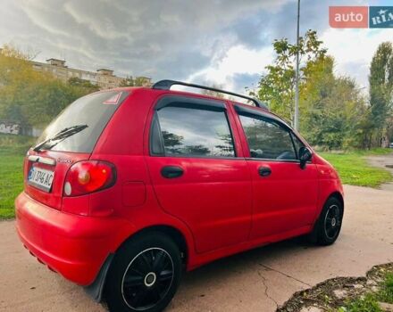 Красный Дэу Матиз, объемом двигателя 0.8 л и пробегом 130 тыс. км за 3000 $, фото 2 на Automoto.ua