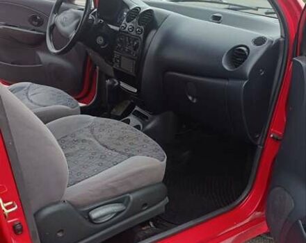 Красный Дэу Матиз, объемом двигателя 0.8 л и пробегом 126 тыс. км за 3300 $, фото 15 на Automoto.ua
