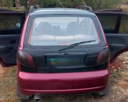 Красный Дэу Матиз, объемом двигателя 0.8 л и пробегом 121 тыс. км за 3000 $, фото 7 на Automoto.ua