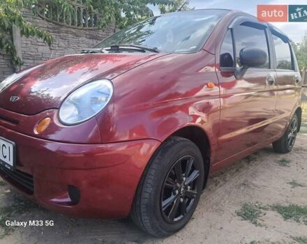 Красный Дэу Матиз, объемом двигателя 0.8 л и пробегом 181 тыс. км за 2600 $, фото 15 на Automoto.ua