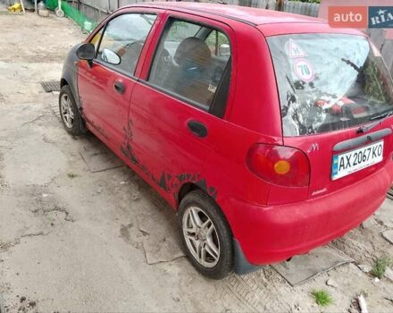Червоний Деу Матіз, об'ємом двигуна 0.8 л та пробігом 76 тис. км за 2600 $, фото 1 на Automoto.ua