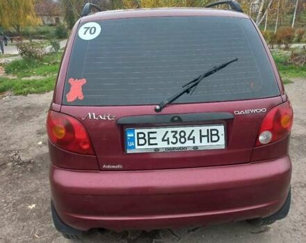 Красный Дэу Матиз, объемом двигателя 0.8 л и пробегом 158 тыс. км за 2900 $, фото 3 на Automoto.ua