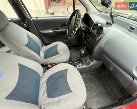 Красный Дэу Матиз, объемом двигателя 0.8 л и пробегом 129 тыс. км за 2650 $, фото 5 на Automoto.ua