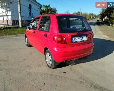 Красный Дэу Матиз, объемом двигателя 0.8 л и пробегом 77 тыс. км за 2595 $, фото 12 на Automoto.ua