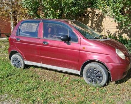 Червоний Деу Матіз, об'ємом двигуна 0.8 л та пробігом 191 тис. км за 2100 $, фото 6 на Automoto.ua