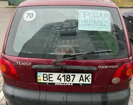 Красный Дэу Матиз, объемом двигателя 0.8 л и пробегом 111 тыс. км за 2000 $, фото 3 на Automoto.ua