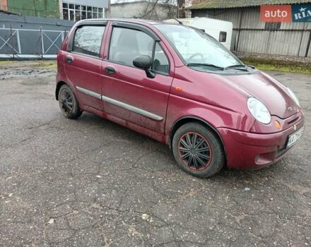 Червоний Деу Матіз, об'ємом двигуна 0.8 л та пробігом 160 тис. км за 2600 $, фото 1 на Automoto.ua