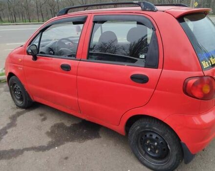 Красный Дэу Матиз, объемом двигателя 0.8 л и пробегом 106 тыс. км за 1800 $, фото 7 на Automoto.ua