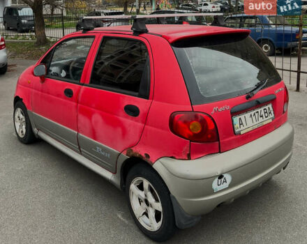Красный Дэу Матиз, объемом двигателя 1 л и пробегом 111 тыс. км за 1700 $, фото 2 на Automoto.ua