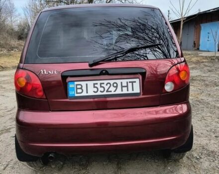 Красный Дэу Матиз, объемом двигателя 0.8 л и пробегом 180 тыс. км за 2400 $, фото 1 на Automoto.ua
