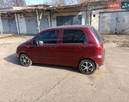 Красный Дэу Матиз, объемом двигателя 0.8 л и пробегом 136 тыс. км за 3000 $, фото 3 на Automoto.ua