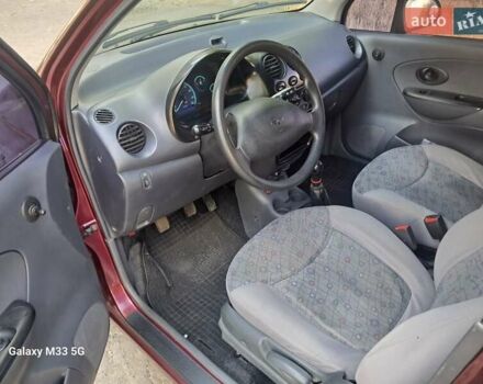 Красный Дэу Матиз, объемом двигателя 0.8 л и пробегом 181 тыс. км за 2600 $, фото 12 на Automoto.ua