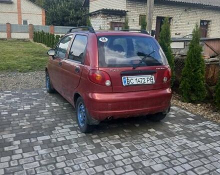 Красный Дэу Матиз, объемом двигателя 0.8 л и пробегом 130 тыс. км за 1500 $, фото 1 на Automoto.ua
