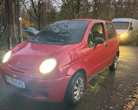 Деу Матіз 2007 у Києві на Automoto.ua Червоний Деу Матіз, об'ємом двигуна 0.8 л та пробігом 180 тис. км за 1600 $, фото 1 на Automoto.ua