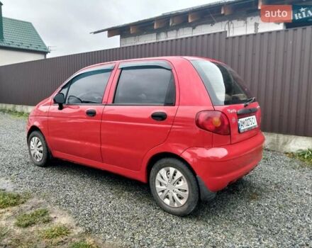 Красный Дэу Матиз, объемом двигателя 0.8 л и пробегом 120 тыс. км за 2200 $, фото 3 на Automoto.ua