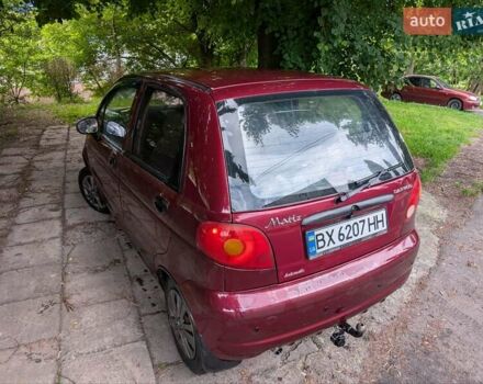 Червоний Деу Матіз, об'ємом двигуна 0.8 л та пробігом 128 тис. км за 2100 $, фото 6 на Automoto.ua
