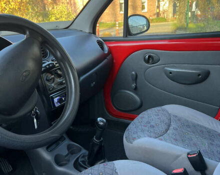 Красный Дэу Матиз, объемом двигателя 0.8 л и пробегом 139 тыс. км за 1350 $, фото 4 на Automoto.ua